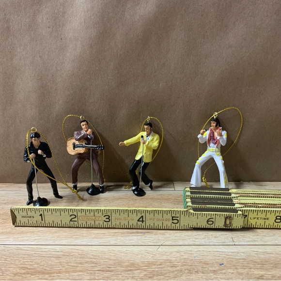 New! Kurt S Adler Elvis Presley Ornament Christmas Tree Hanging The King Set 4 - Picture 7 of 9